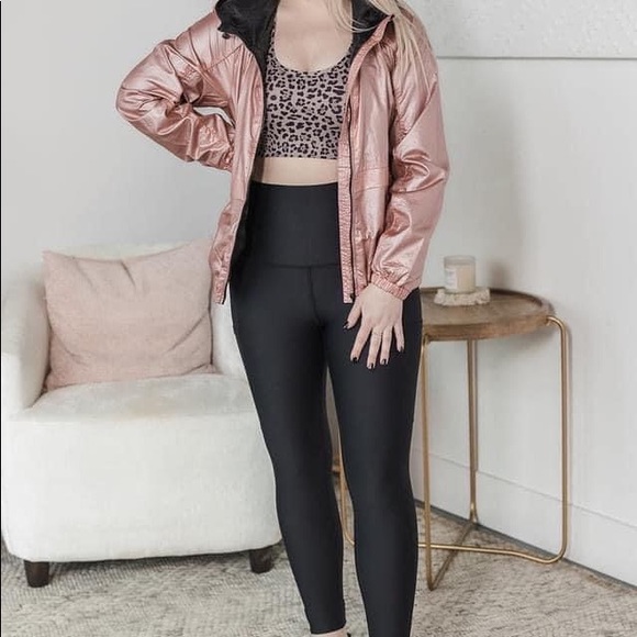 Metallic Rose gold Windbreaker - Picture 3 of 6